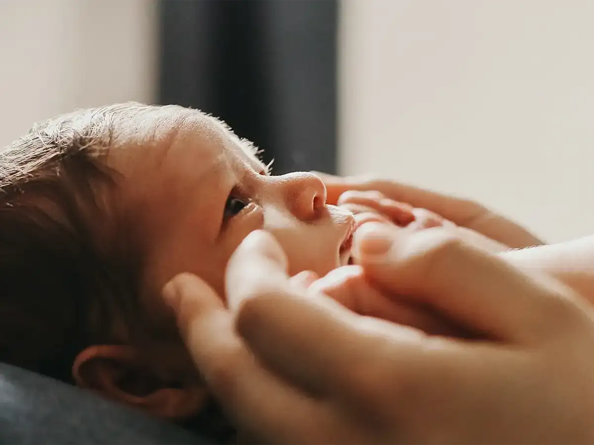 About Us Hero Image showing infant