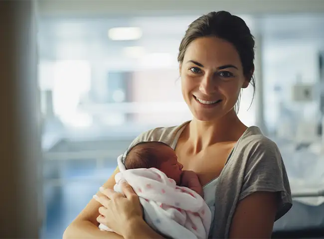 Birthing at the Hospital Accent Image