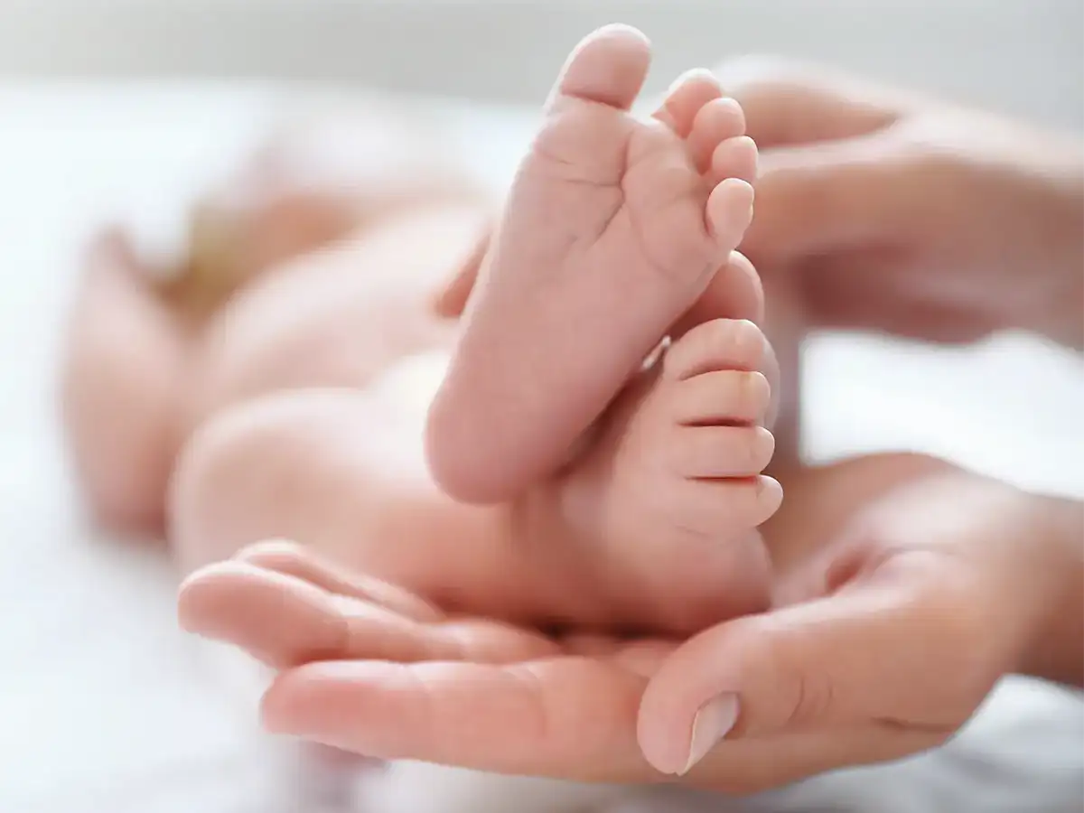 Homepage Hero Image showing baby feed