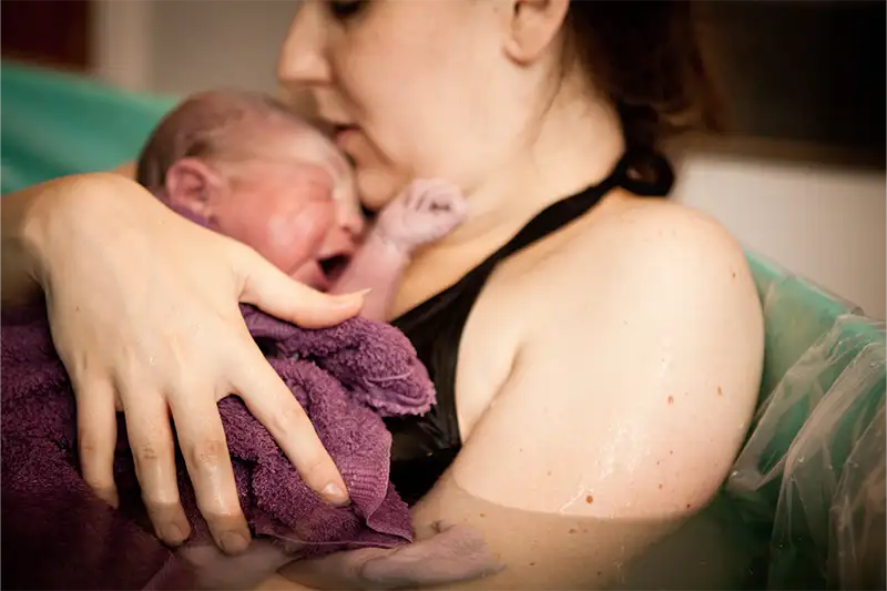 Water Birth Accent Image